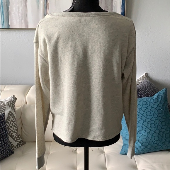 Abercrombie & Fitch Lace Sweatshirt, SMALL - Picture 3 of 3